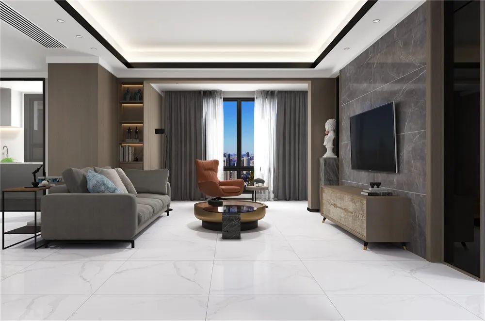 綠蘋果瓷磚——800×800金剛大理石，感受經典與時尚的碰撞